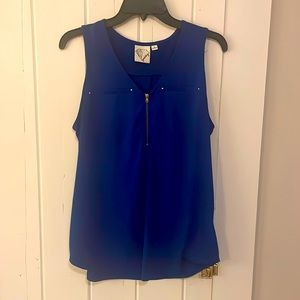 Jaretchung Blue Tank Top Shirt